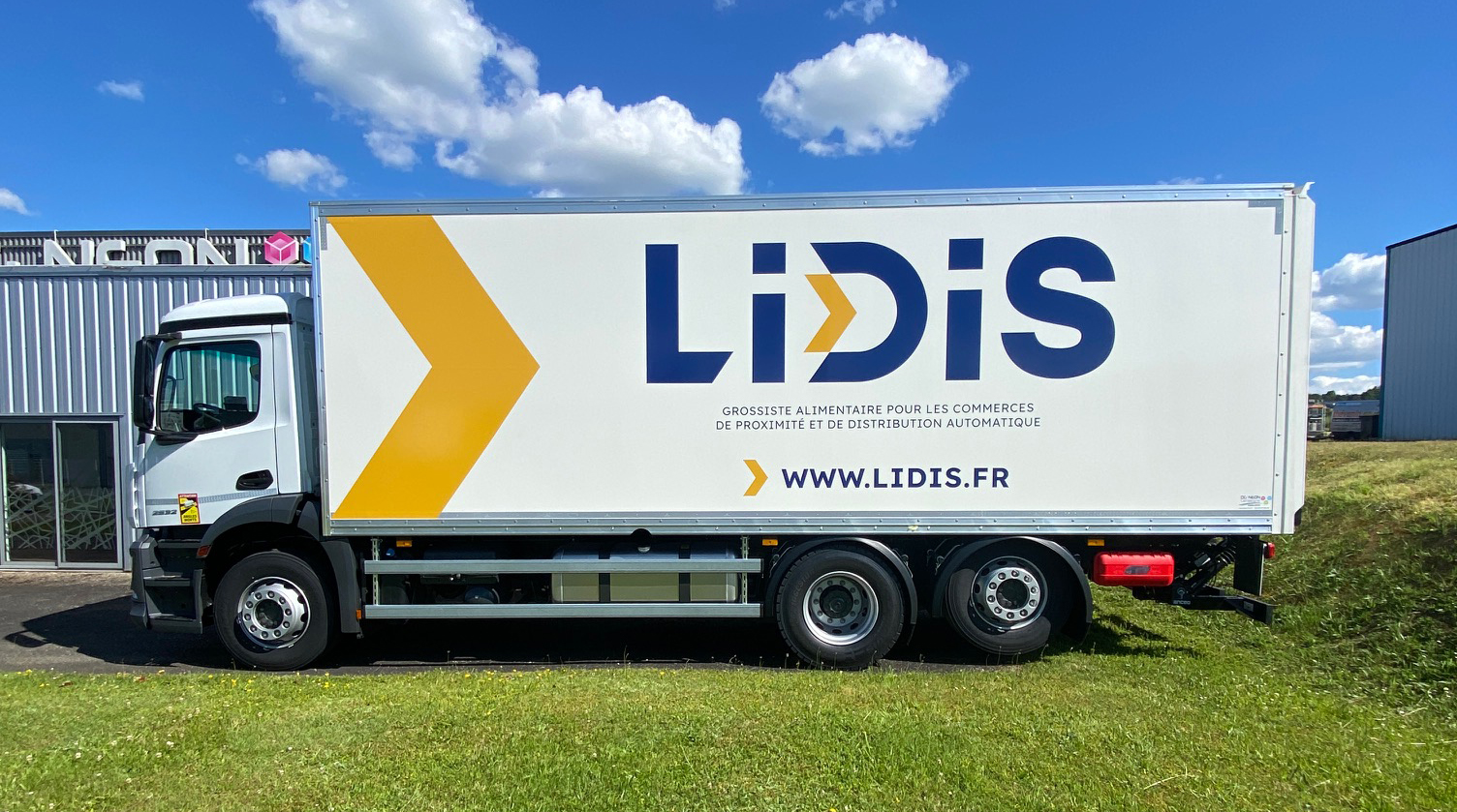 Camion logistique LIDIS